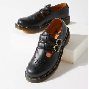 Dr Martens Mary Janes Leather Shoes 8065